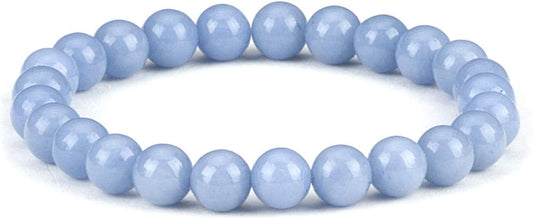 Cherry Tree Collection - Small, Medium, Large Sizes - Gemstone Beaded Bracelets For Women and Men - 8mm Round Beads