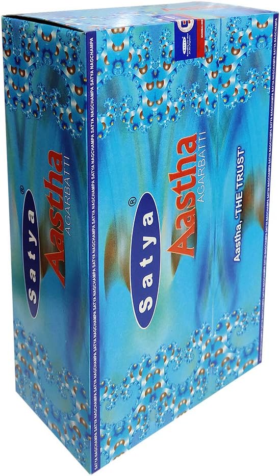Aastha Incense Sticks and Incense Stick Holder Bundle Insence Insense Satya