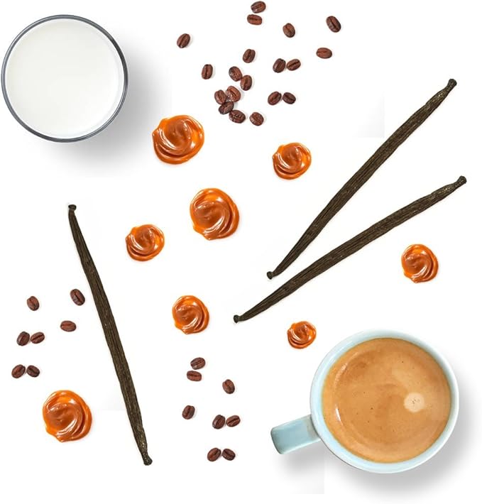 Happy Wax Caramel Macchiato Soy Bear Wax Melts - Natural Strong Coffee Scented, Infused with Essential Oils - Non Toxic and Pet Safe For Warmers (4 oz Tin)