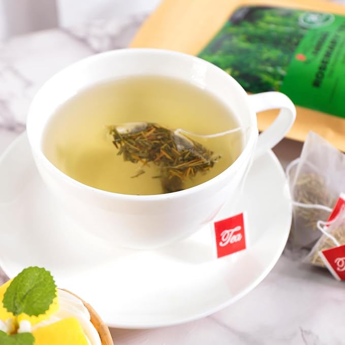 FullChea - Rosemary Tea Bags, 36 Teabags, 1.5g/bag - Premium Dried Rosemary Leaves - Cultivated From Egypt - Non-GMO - Caffeine-free - Distinct Flavor & Support Digestion