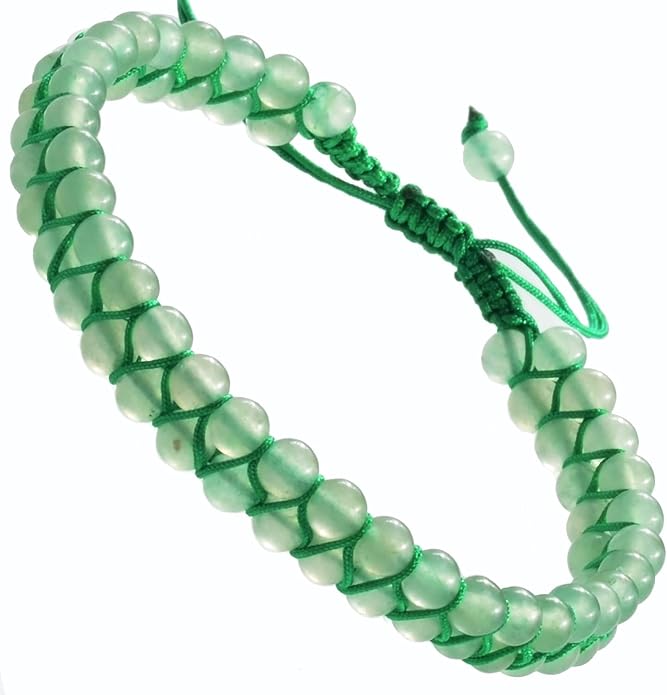 MASSIVE BEADS Double Layer Natural Chakra Healing Power Crystals Macrame Bracelet Yoga Stone Beads Gemstone Meditation Relax Anxiety Bangle for Unisex Women Men