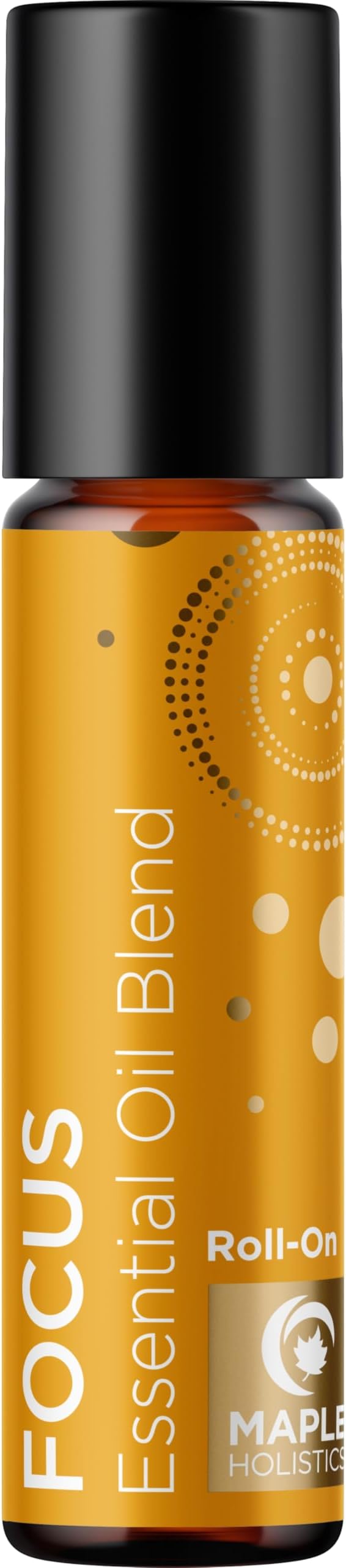 Focus Essential Oil Roll On - Aromatherapy Essential Oil Roller with Invigorating Pure Citrus and Mint Oils - Attention and Focus Essential Oil Blend with Eucalyptus Peppermint & Grapefruit (1 Pack)