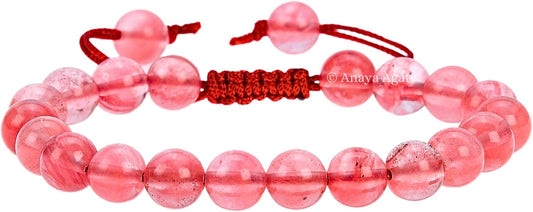 Energy Protection Crystal Handmade Adjustable Bead Bracelet Perfect for Men, Women’s Gift - Gemstone Healing Stretch Bracelet Pulsera Para Hombre Mujer Stocking Stuffer