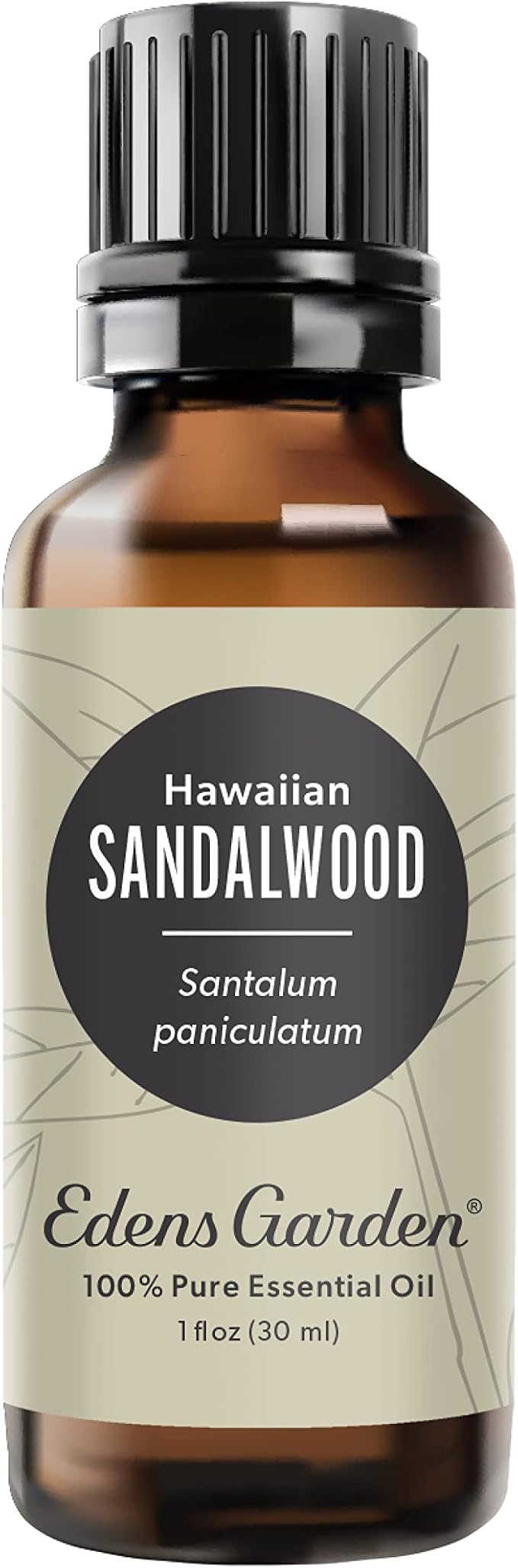 Edens Garden Sandalwood- Hawaiian Essential Oil- 100% Pure Premium Grade, Undiluted, Natural, Therapeutic, Aromatherapy, The Best for Diffuser, Skin, Face, Kid Safe 30 ml (1 fl oz)