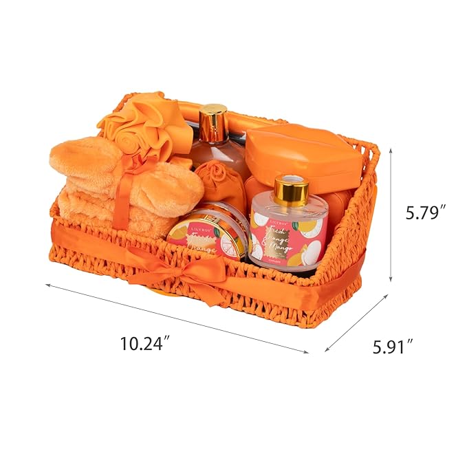 Christmas Gifts for Women - 23-Piece Bath & Body Gift Basket Set for Women, Bath Gift Set, Spa Gift Basket Set | Mothers Day Gifts for Mom, Valentine's, Birthday Gifts, All Occasion Present for Her