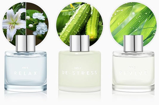 3 Set of Reed Diffusers, 5.07 oz Reed Diffusers with 12 Black Fiber Sticks, 150 ml Jasmine Lily Cucumber Bamboo Scent Diffuser for Home,Long Lasting up to 90 Days