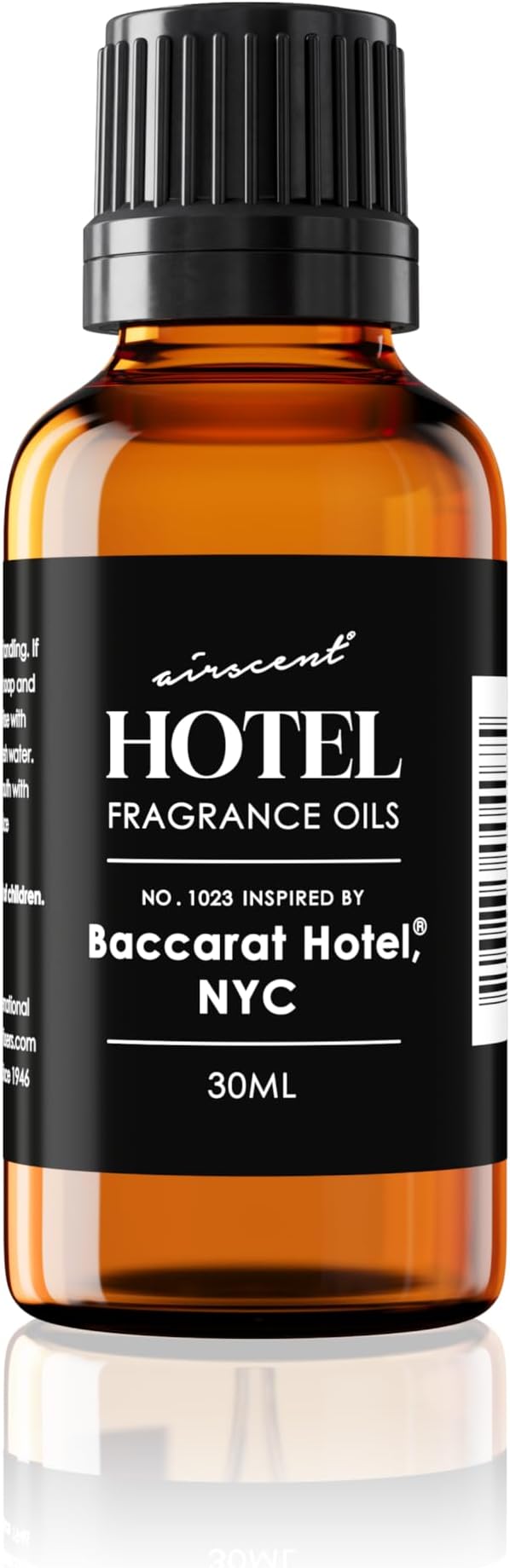 AirScent Hotel Diffuser Oil No. 1023 Inspired by The Baccarat Hotel Scent - Love Affair Fragrance Oil for Ultrasonic and Waterless Diffusers and Crafting - 30 mL, 1 fl oz Glass Bottle with Dropper