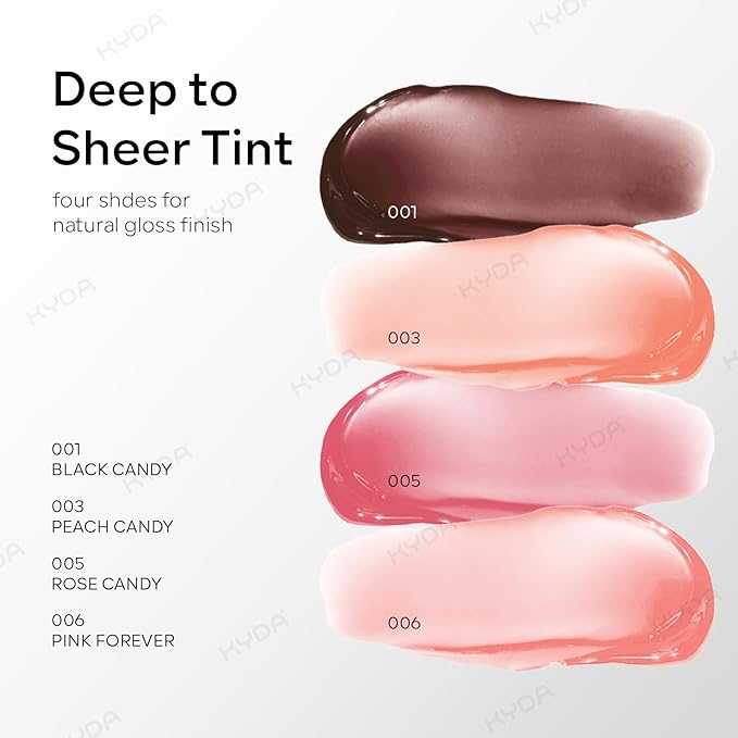 KYDA Honey Lipstick, pH-Activated Color Changing Tinted Lip Balm, Sheer Hydrating Honey Lipstick, with a Hint of Natural Sheer Tint, Moisturizing Lips Color, Nourishing ph Lip Balm