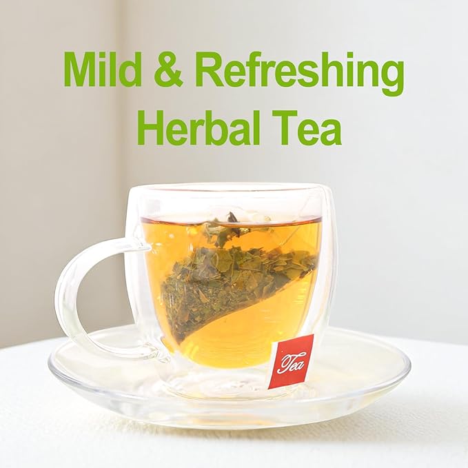 FullChea - Senna Tea, 50 Teabags, 1.5g/bag - Naturally Senna Leaf Tea for Constipation - Non-GMO - Caffeine-free - Support Digestion & Boost Immune System