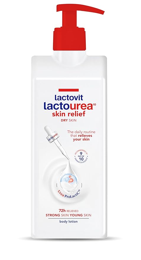 Lactovit | Lactourea Body Lotion | Hydrating Moisturiser for Dry Skin | With Urea ProLactiC10 Complex, Lactic Acid & Pure Urea | Soft & Youthful Skin | Dermatologist Recommended | 400 ml