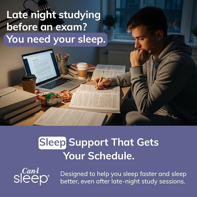 Fastest Sleep Spray Working in 10 mins, Best Sleep Aid for Adults, Relaxium Through The Night with Can-i Sleep All Natural Sleep Vitamins - 180 Servings