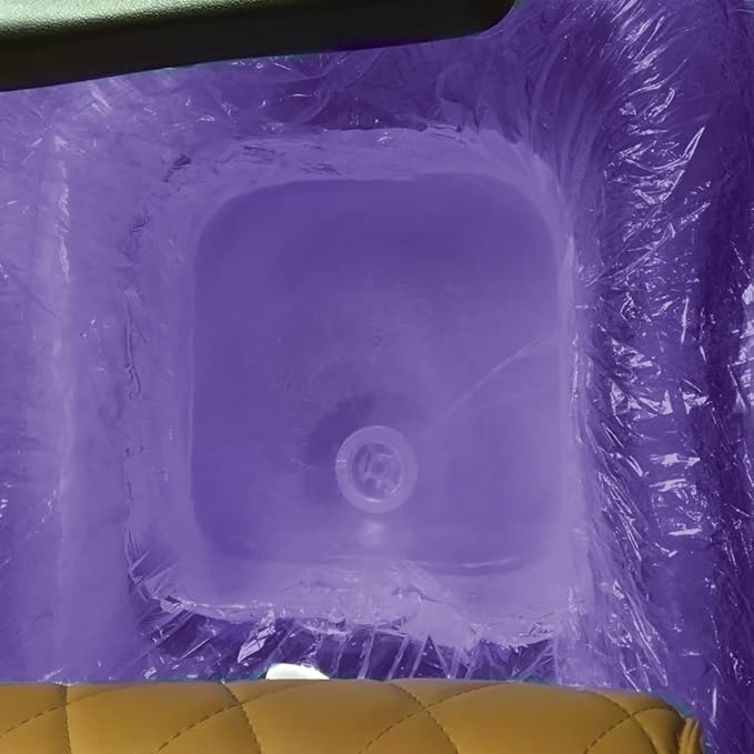 ForPro Professional Collection Spa Liners, Fit All Pedicure Spas, Disposable Pedicure Liners, Purple, 400-Count