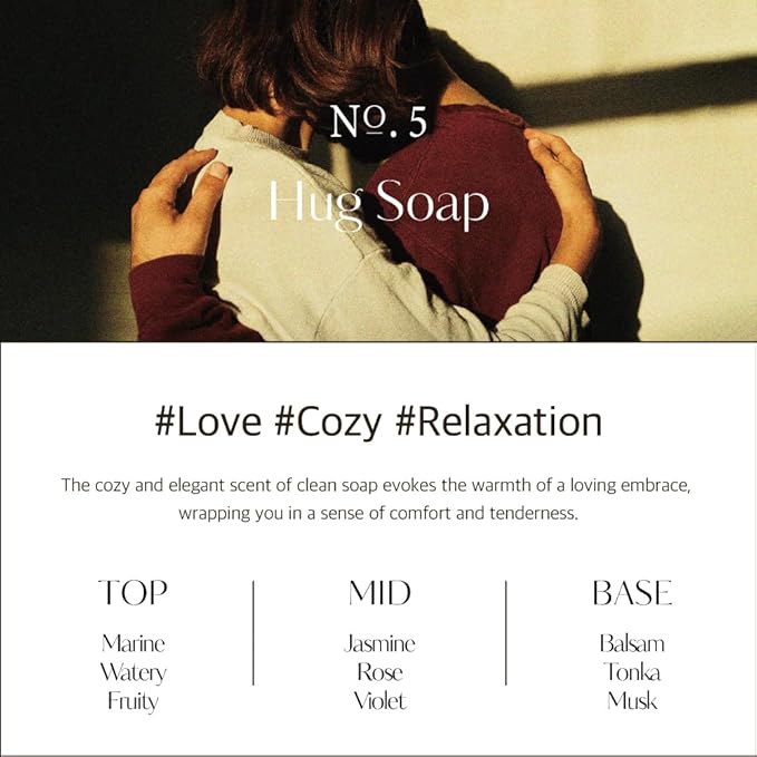 hetras Premium Reed Diffuser Set 16.9 fl.oz. 2 Pack | Hug Soap - Cozy & Clean Scent | Long-Lasting Luxury Fragrance with 10 Reed Sticks for Home & Office | Gifts for Loved One