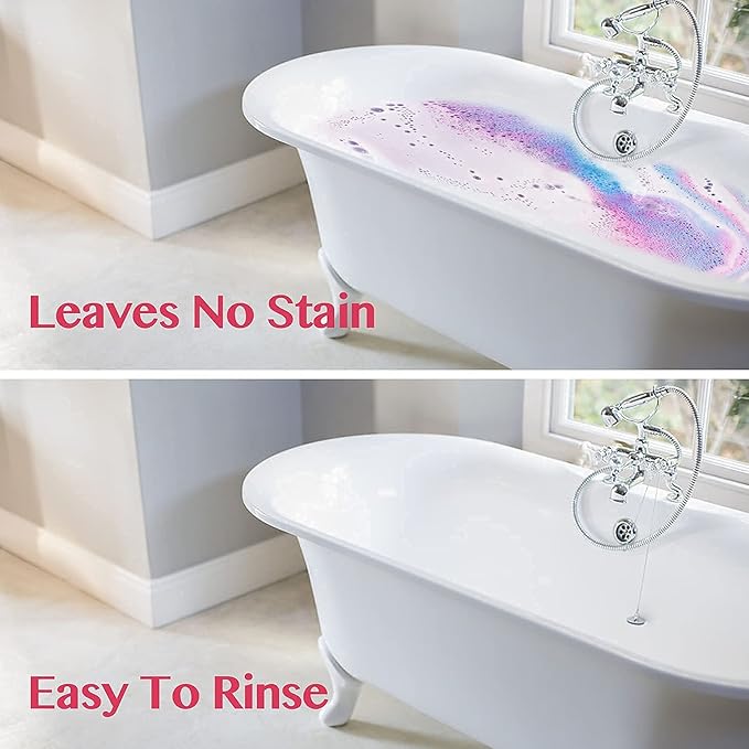 Lagunamoon Bath Bombs for Kids, Women - Bubble Bath Shower Salts for Women - Relaxing Bathbombs Set - Bath Essentials Shower Bubble Steamers (12-Pack Bath Bombs)