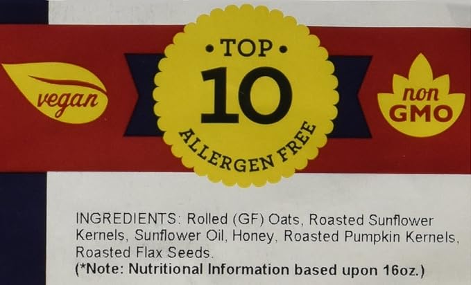 Gerbs Original Seed n' Honey Granola, 2 LBS. - Top 14 Food Allergy Free & Non GMO - Keto Safe - Made in Rhode Island …