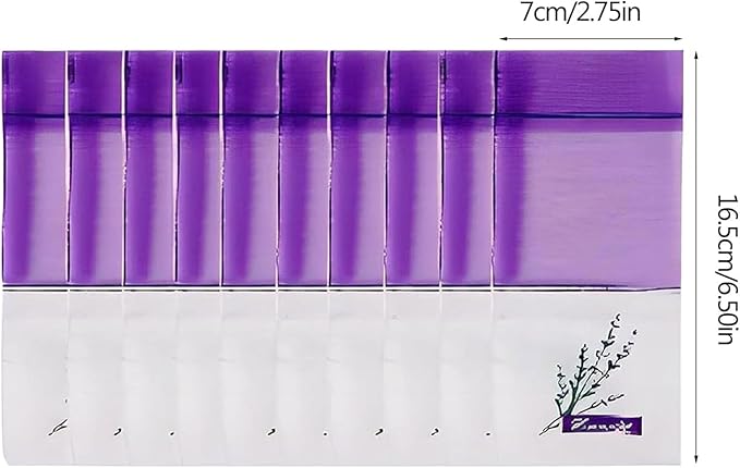 20Pcs Purple Empty Lavender Sachets Bags for Drawers and Wardrobes Closet Freshener Scents Dried Lavender Flower Sachets Home Fragrance