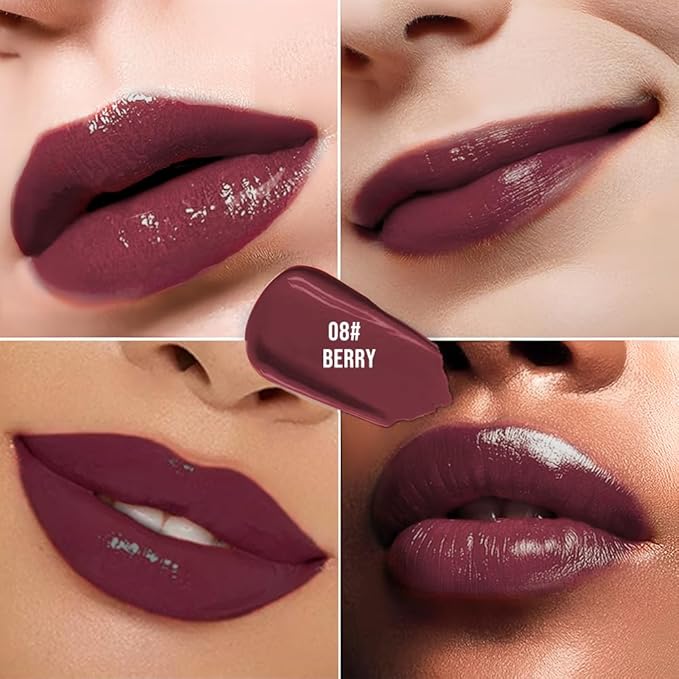 Lip Stain - Wipe-Off &Peel Off Lip Color | Waterproof, Long Lasting, Transfer-Resistant, Smudge-Proof Lip Tint | Easy Wipe Finish, High Pigment | All-Day Vibrant Kiss-Proof Lip Stain, Muted Terracotta