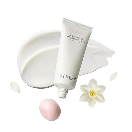 LA MUSE Age-Control Hand Protection | Reverie(Floral Musk) Scent | Luxury Perfumed Hand Cream for Women | Shea Butter Nourishes & Protects Dry, Aging Hands | Fast-Absorbing & Non-Greasy, Silky Finish