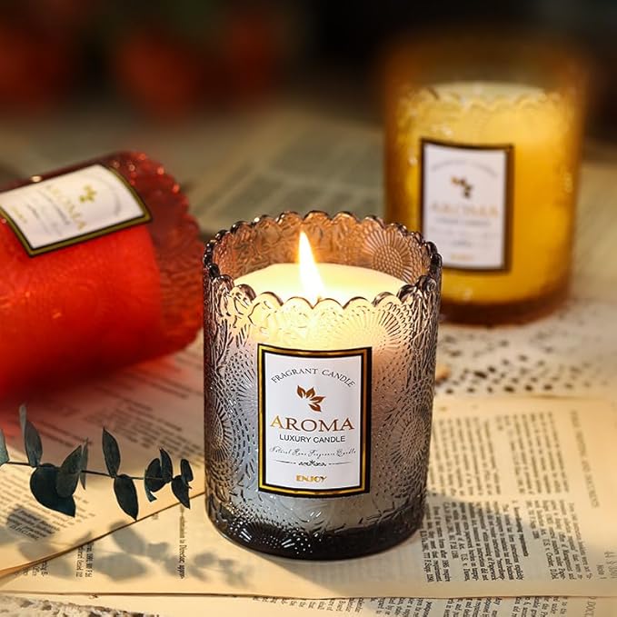 Father's Day, Valentine's Day & Christmas Candles, Natural Soy, 8.1 oz, 60 Hrs, French Cedar