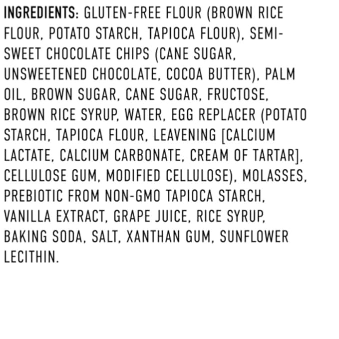 Cybele’s Free To Eat Gluten-Free & Vegan Cookies - Plant-Based, Dairy, Soy, & Nut Free - Soft-Baked School Safe Snack For Kids & Adults - 12 Cookies Per 6 oz Box (Chocolate Chip, Pack of 6)