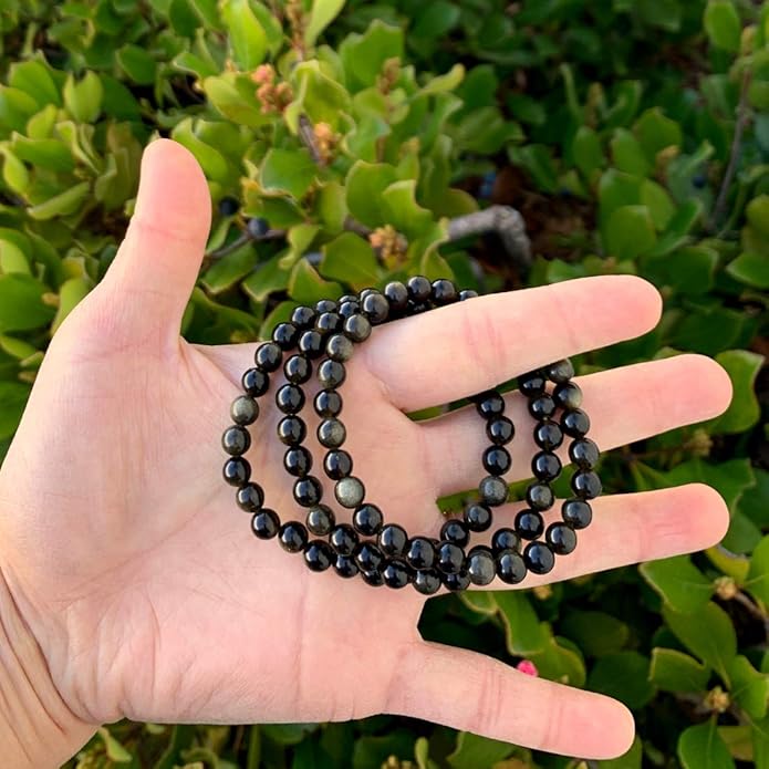 Adabele 1pc Natural Stretch Gemstone Bracelet 6mm (0.24 Inch) Bead 7" 7.5" 8 inch Healing Crystal Quartz Energy Chakra Jewelry Women Birthday Gift