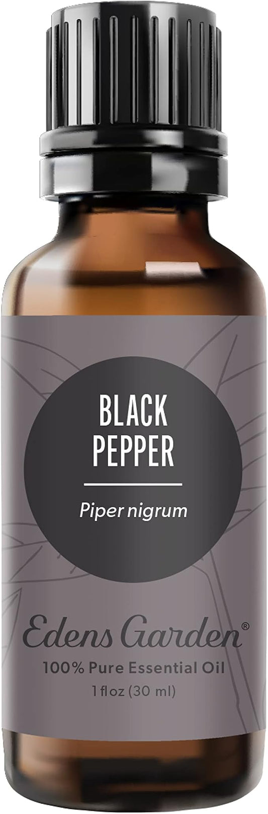 Edens Garden Black Pepper Essential Oil- 100% Pure Premium Grade, Undiluted, Natural, Therapeutic, Aromatherapy, The Best for Diffuser, Skin, Humidifiers, Kid Safe 30 ml (1 fl oz)