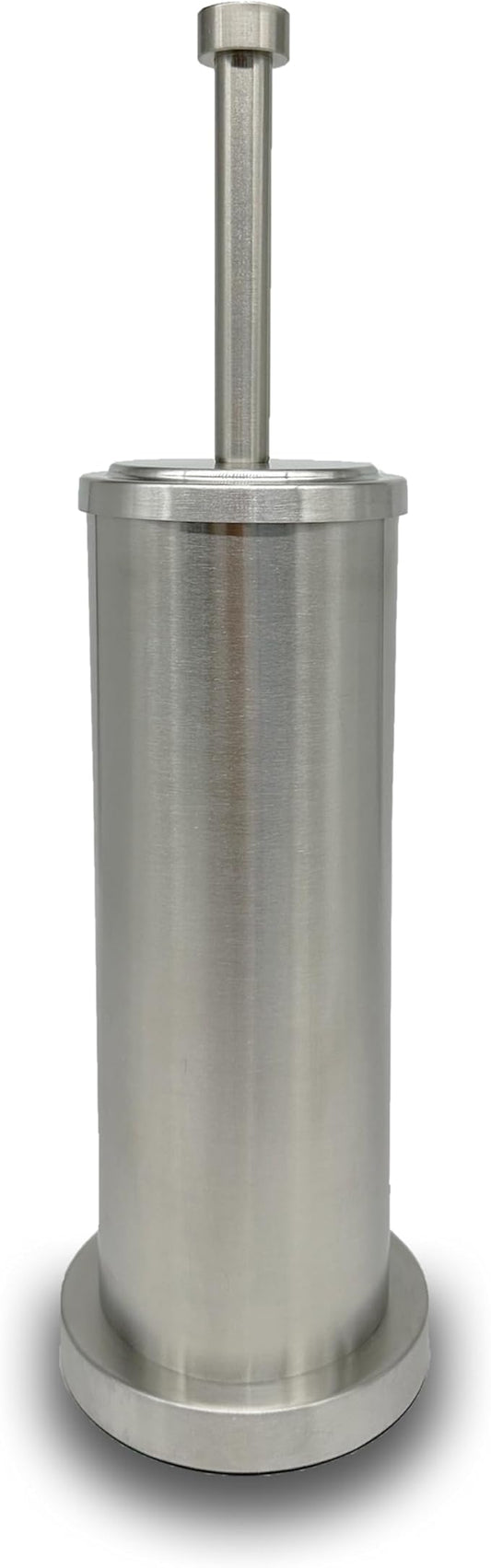 Brushed Nickel Toilet Bowl Brush with Holder, Durable Bathroom Cleaning Tool, Modern Design for Easy Toilet Maintenance, Bathroom Cleaner Brush for Efficient Cleaning and Hygiene