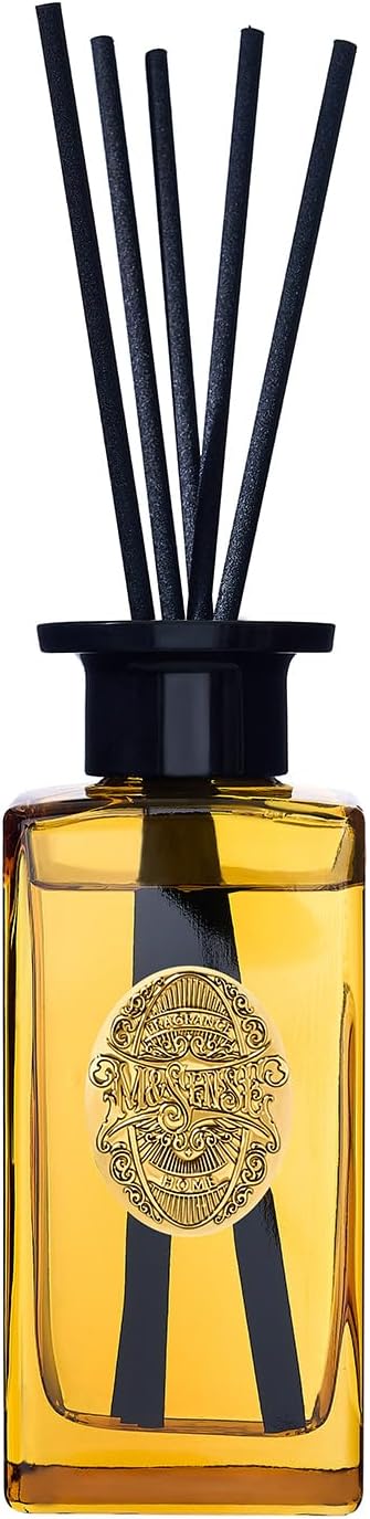 M&SENSE 6.3 oz Large Reed Diffuser Set | Neroli Noir Scent Oil Diffuser with Sticks | Hotel Collection Non-Toxic Essential Oil |for Bedroom Bathroom Living Room