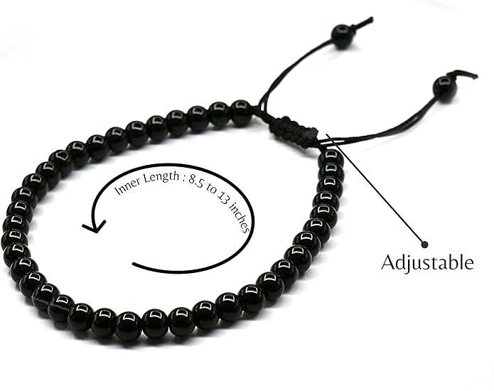 Natural Healing Crystal Bracelet for Women - Mens Bracelet Energy Balancing Gemstones Set - Adjustable Stone Bead Bracelet for Men and Women - Chakra Crystal Therapy Accessory, Meditation