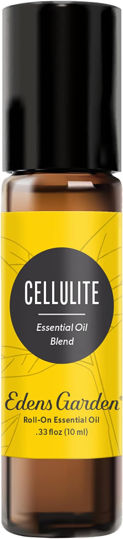 Edens Garden Cellulite Essential Oil Roll-On Blend- 100% Pure Premium Grade, Natural, Therapeutic, Aromatherapy, Kid & Skin Safe, The Best for Body, Relaxation, Face Pre-Diluted 10 ml (.33 fl oz)