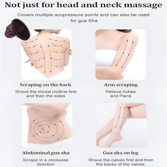 2pcs Meridian Brush Massage Brush,Beauty Salon Professional Custom MeridianBrush, Full Body Relaxation Meridian Massage Brush