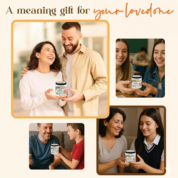 60 Positive Donut Cards Jar, Affirmation Cards for Women, Emotional Support Donuts, Donut Gifts, Donut Themed Gift, Gifts for Women, Teen Girl Gift Trendy Stuff