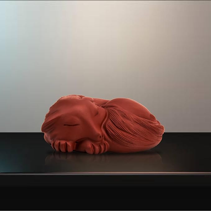 3.3" Chinese Fox Tea Pet Yixing Purple Clay Sculpture Lucky Fox Statue Art Ornament Tea Pet Handmade Purple Sand, Home Office Decorations