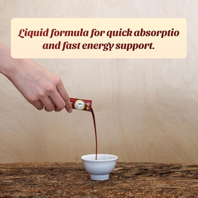 6-Year Korean Red Ginseng Extract Shot, HACCP Certified, Caffeine Free, Formulated with 12+ Traditional Korean Herbal Ingredients -Parent (100sticks, AlldayGoodtimeGold)