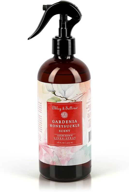 Abbey & Sullivan Linen Spray, Gardenia Honeysuckle, 16 oz.