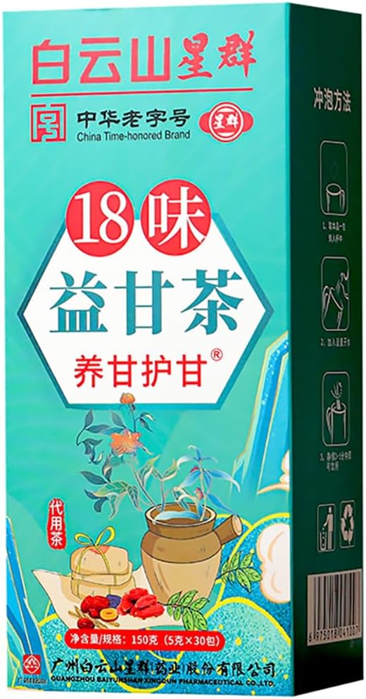 18 Flavors Liver Care Tea, Herbal Tea for Liver - Nourish and Support Your Liver Health (30PCS)