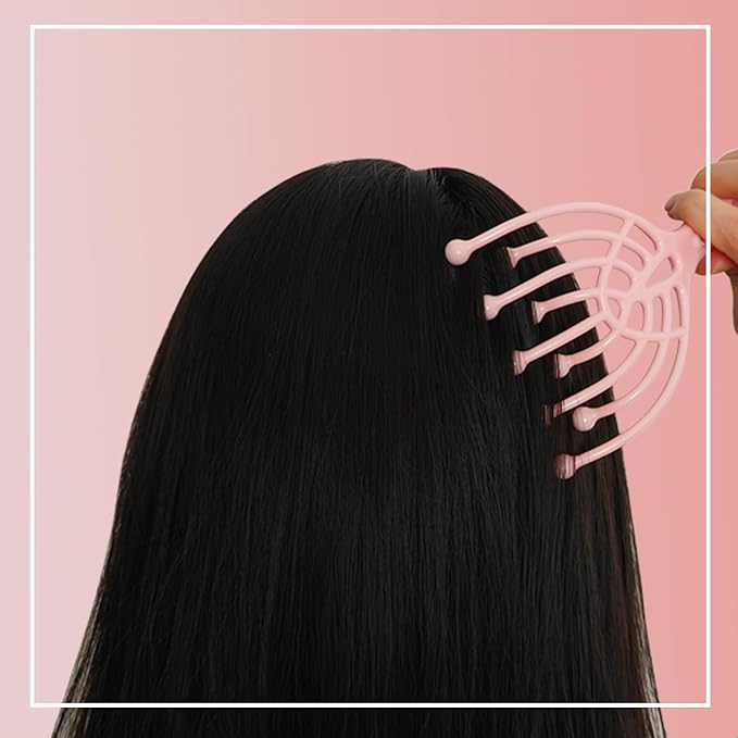 GSHOW Head Scalp Massager Hair Scratcher Massage Comb Portable Scalp Stress Relax Tool