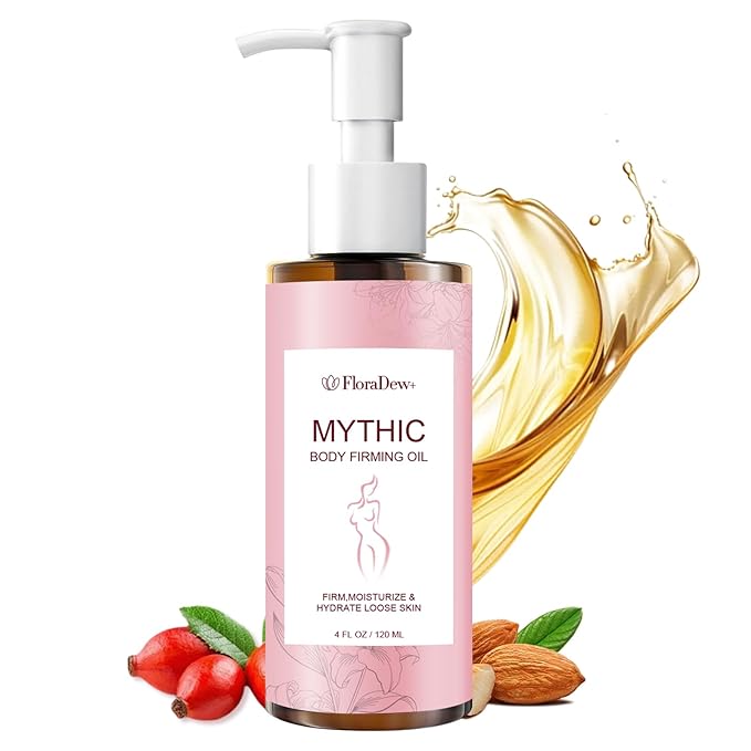 Mythic Body Firming Oil Skin Tightening Body Oil After Shower for Women Tighten Hydrate & Nourish Dry Skin 4 FL OZ(Uncented)