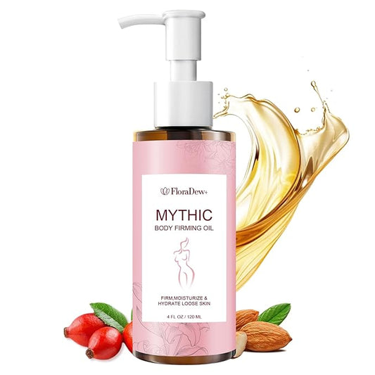 Mythic Body Firming Oil Skin Tightening Body Oil After Shower for Women Tighten Hydrate & Nourish Dry Skin 4 FL OZ(Uncented)