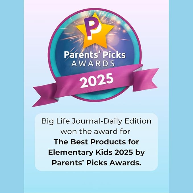 Big Life Journal - Daily Journal for Kids - A Growth Mindset Workbook for Children – Interactive Journal and Goal Planner for Kids – Daily Guided Journal for Children… (Green)