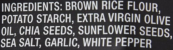 Every Body Eat Snack Thins, Allergen Friendly, Vegan, Gluten Free and Dairy Free (6 Count, Sea Salt Chia)