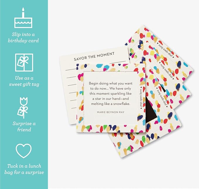 Compendium ThoughtFulls Pop-Open Cards — Be Happy — 30 Pop-Open Cards, Each with a Different Inspiring Message Inside