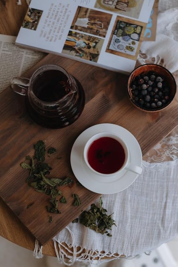 Denise's Fine Tea, USDA Organic, Blueberry Bang Rooibos, Flavored Rooibos Tea, Caffeine-Free, Loose Leaf (100g)