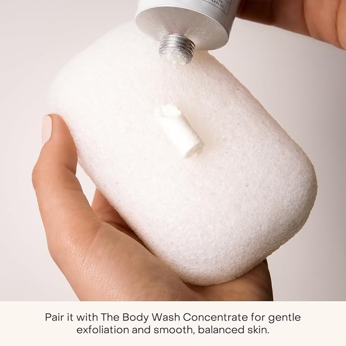 Everist The Compostable Konjac Sponge, 100% Natural Plant-Fiber Cleansing & Reusable Shower Sponge for Smoother Skin, Gentle Exfoliation, 1 Each