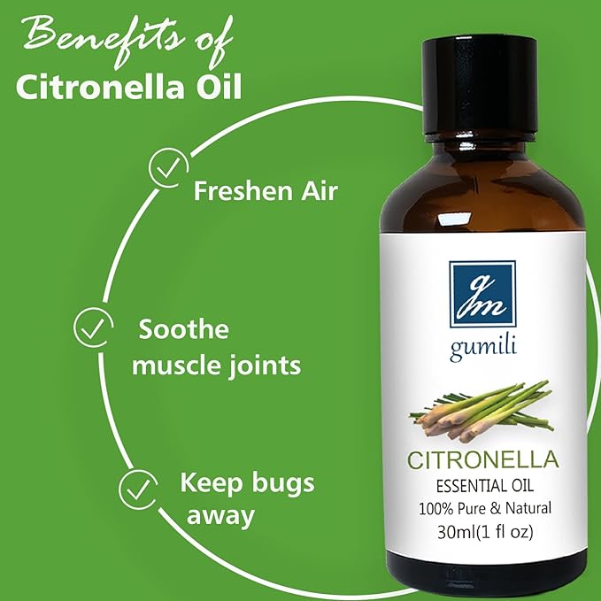 Citronella Essental Oil for Diffuser Aromatherapy - 1 Oz/30ml
