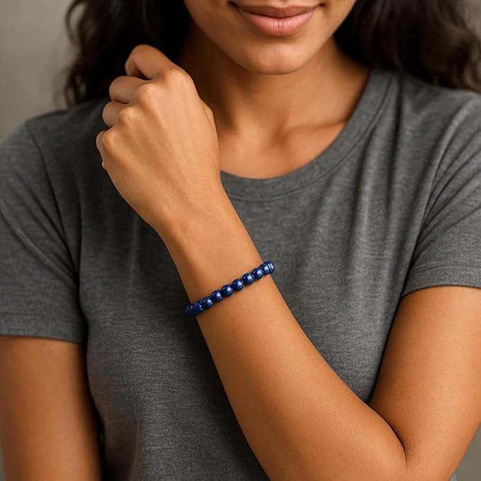 Cherry Tree Collection - Small, Medium, Large Sizes - Gemstone Beaded Bracelets For Women and Men - 8mm Round Beads