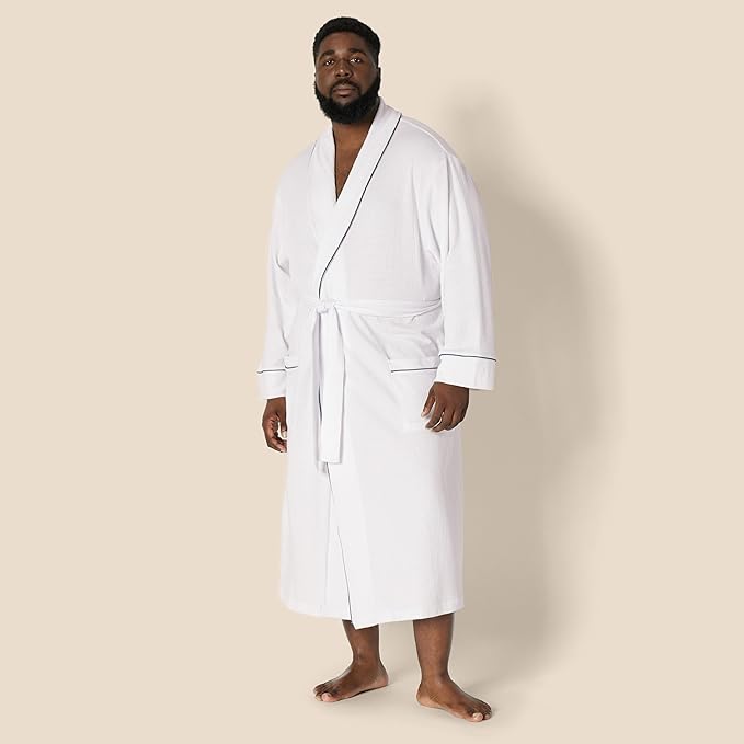 Amazon Essentials Men's Lightweight Waffle Bathrobe (Available in Big & Tall)