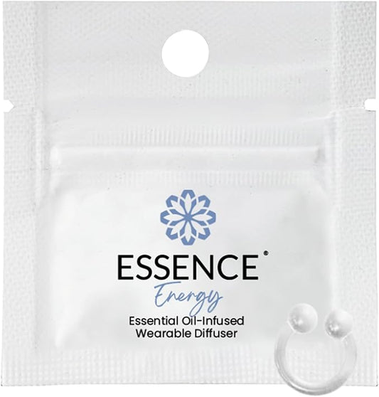 Essence Wearable Aromatherapy Nasal Diffuser – Energy Blend Essential Oil Nose Ring – Personal Scent Clip for Travel, Work & Everyday Use – Made in USA