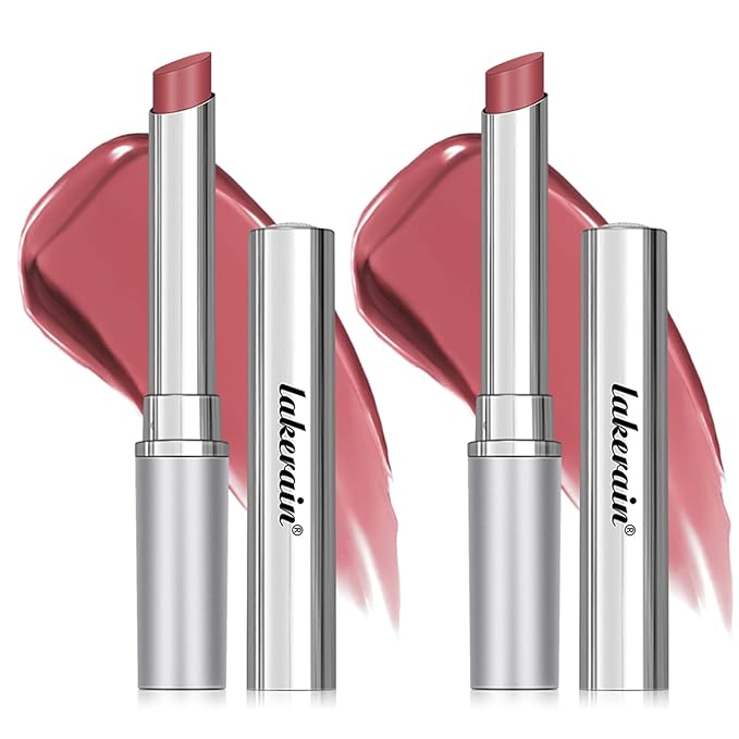 2PCS Honey Lipstick Tinted Lip Balm - Sheer Hydrating for All Skin Tones - Moisturizing Lip Color, Nourishing for Dry Lips (Pink)