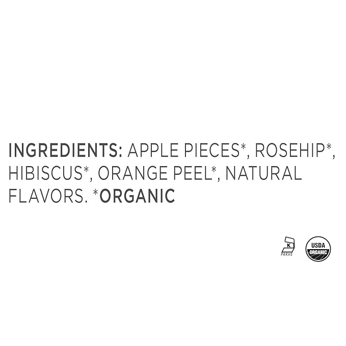 Tea Forte Hibiscus Blossom Premium Organic Loose Leaf Caffeine-Free Herbal Tea Blend Canister, Makes 35-50 Cups